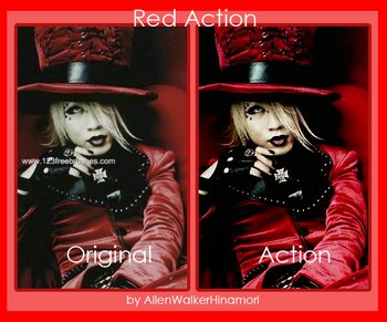 Red Effect Photoshop Action