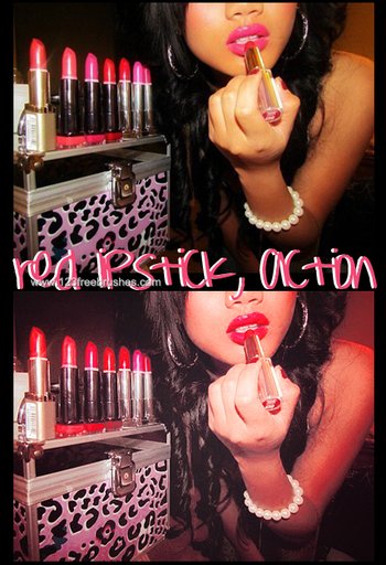 Red Lipstick Effect Photoshop Action