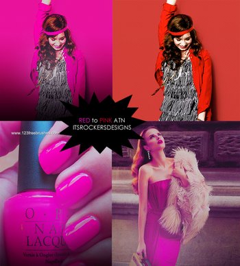 Red To Pink Effect Photoshop Action