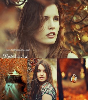 Redish Effect Photoshop Action