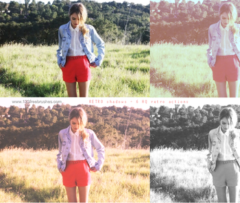 Retro Effect Photoshop Action