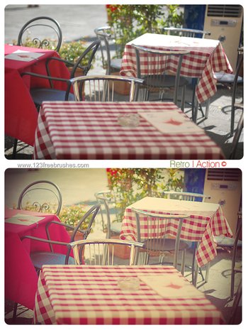 Retro Effect Photoshop Action