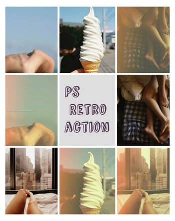 Retro Effect Photoshop Action