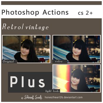 Retro Effect Photoshop Action