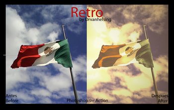 Retro Effect Photoshop Action