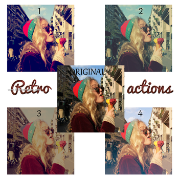 Retro For Effect Photoshop Action
