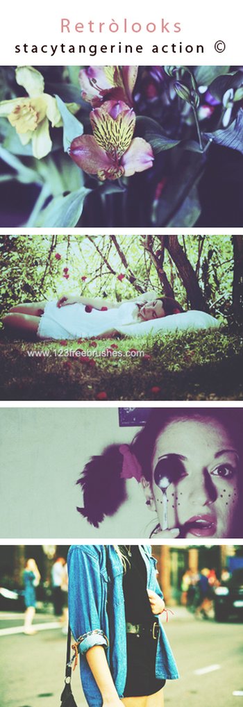 Retrolook Effect Photoshop Action