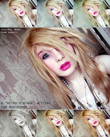 Retrovintage Effect Photoshop Action
