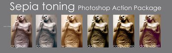 Sepia Toning Action Package