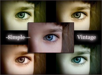 Simple Colour Vintage Effect Photoshop Action