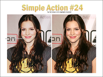 Simple effect photoshop action