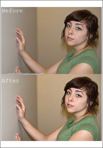 Simple Set of touch up effect photoshop action
