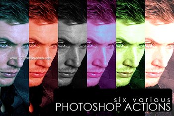 Six Photoshop Actions