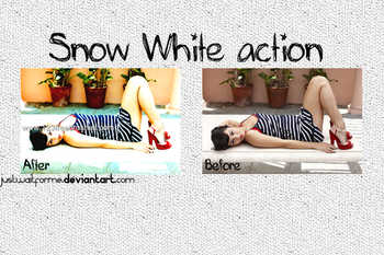 Snow White effect photoshop action