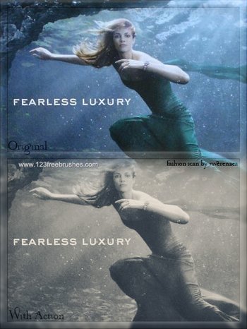 Soft Blue effect photoshop action