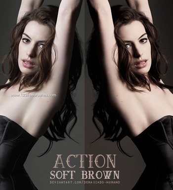 Soft Brown Photoshop Action