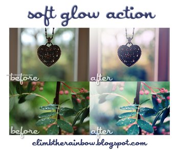 Soft Glow Photoshop Action