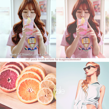 Soft Pink Touch Action