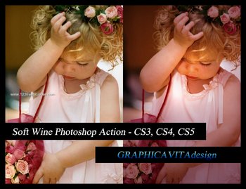Soft Wine Photoshop Action