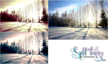 Split Toning Photoshop Action