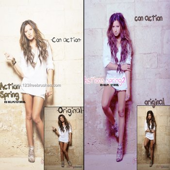 Spring Effect Photoshop Action