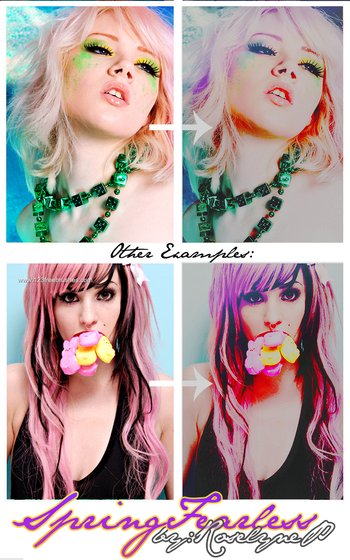 Springfearless Effect Photoshop Action
