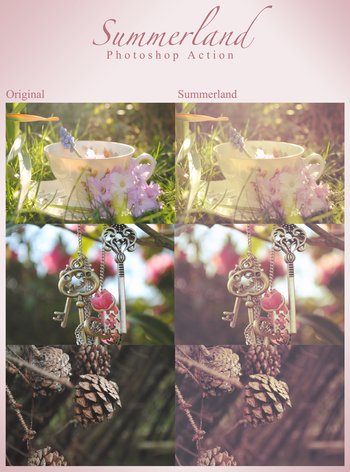 Summerland Photoshop Action