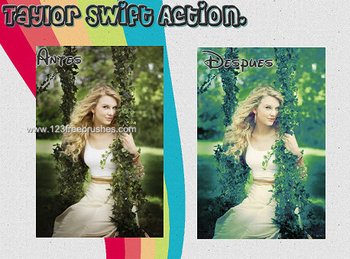 Taylor Effect Photoshop Action