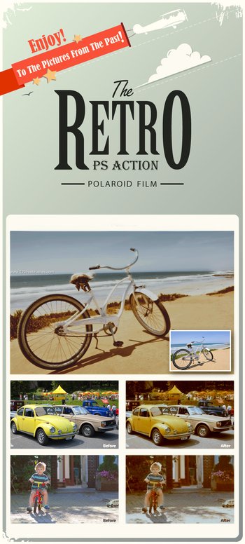 The Retro Polaroid Effect Color Effect Photoshop Action