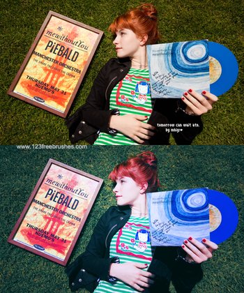 tomorrow can wait effect photoshop action