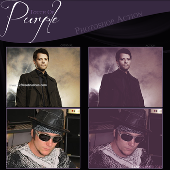 Touch Of Purple Photoshop Action