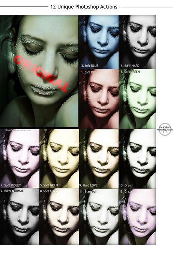 Unique Effect Photoshop Action