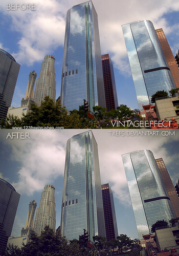 Vintag Effect Effect Photoshop Action