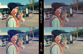 Vintage Atn Effect Photoshop Action