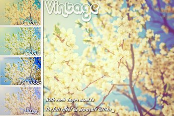 Vintage Effect Effect Photoshop Action