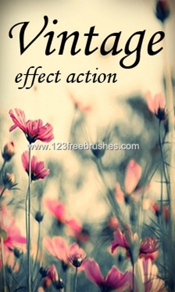 Vintage Effect Effect Photoshop Action