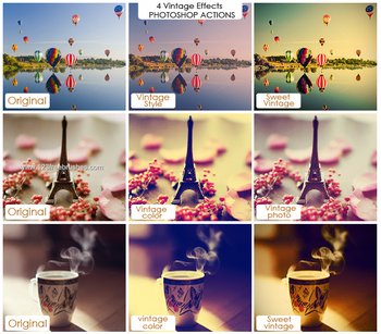 Vintage Effect Photoshop Action