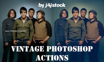 Vintage Effect Photoshop Action