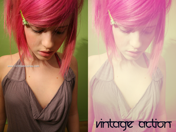 Vintage Effect Photoshop Action
