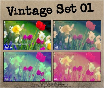 Vintage Effect Photoshop Action