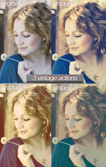 Vintage Effect Photoshop Action