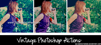 Vintage Effect Photoshop Action