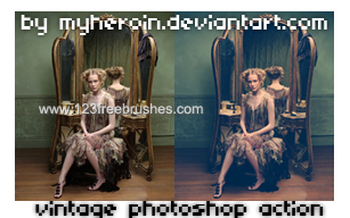 Vintage Effect Photoshop Action