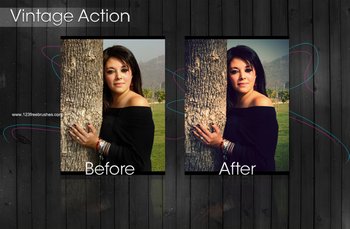 Vintage Effect Photoshop Action