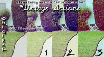 Vintage Effect Photoshop Action
