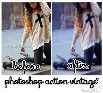 Vintage Effect Photoshop Action