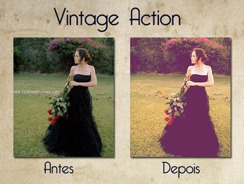 Vintage Effect Photoshop Action