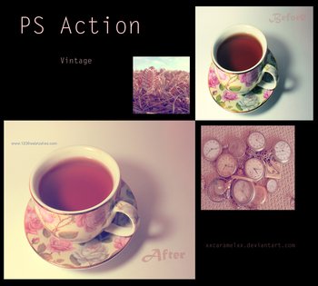Vintage Effect Photoshop Action