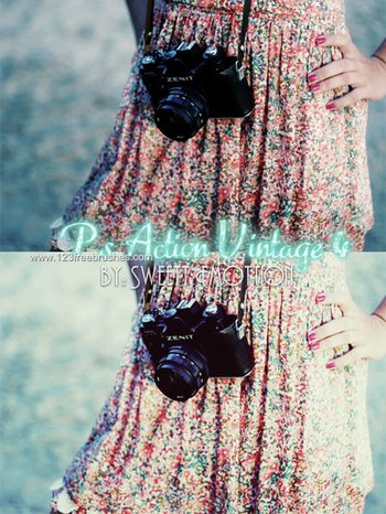 Vintage Effect Photoshop Action