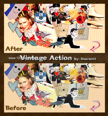 Vintage Effect Photoshop Action